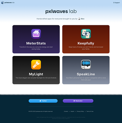 pxlwaves lab – Website apps figma gradients website