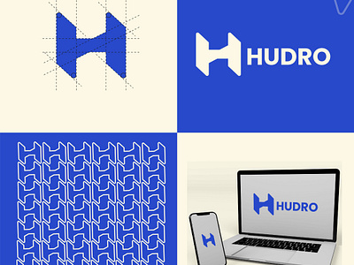 HUDRO LOGO DESIGN best logo brand design brand identity branding creativelogo design graphic design hlogo hudro latterh logo logofolio logos logotype