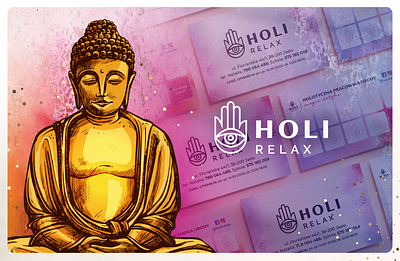 HoliRelax branding graphic design identyczny logo ui