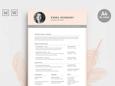 Fashion Designer Resume clean clean resume cover letter creative resume curriculum vitae cv cv template free cv free cv template free resume free resume template minimal resume modern cv modern resume professional resume resume resume clean resume cv resume design resume template