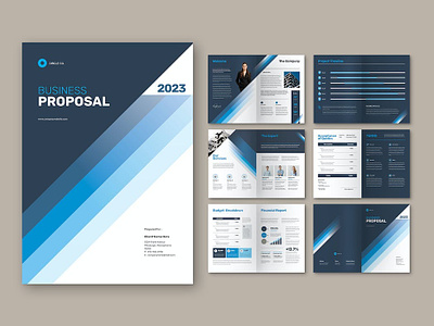 Proposal Template a4 annual annual report annual report brochure bifold brochure brand identity brochure brochure design brochure template company company brochure company profile corporate brochure indesign lookbook magazine print printable proposal template