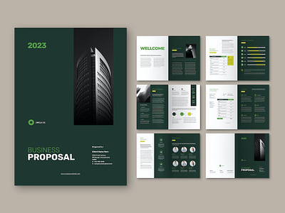 Proposal Template a4 annual annual report annual report brochure bifold brochure brand identity brochure brochure design brochure template company company brochure company profile corporate brochure indesign lookbook magazine print printable proposal template