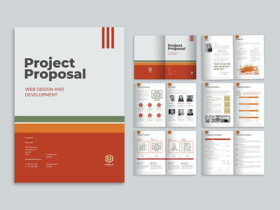 Proposal Template a4 annual annual report annual report brochure bifold brochure brand identity brochure brochure design brochure template company company brochure company profile corporate brochure indesign lookbook magazine print printable proposal template