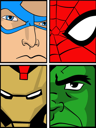 Avengers Digital Art avengers digitalart procreate
