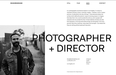 Dean Bradshaw Type Exploration art direction creative direction design layout typography visual design web design