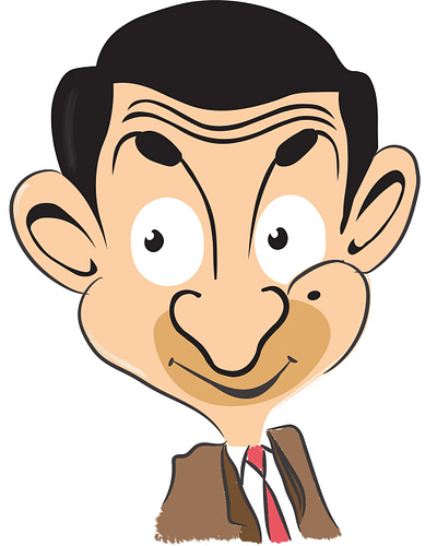 Mr.Bean illustration adobe illustrator cartoon illustration digitalillustration