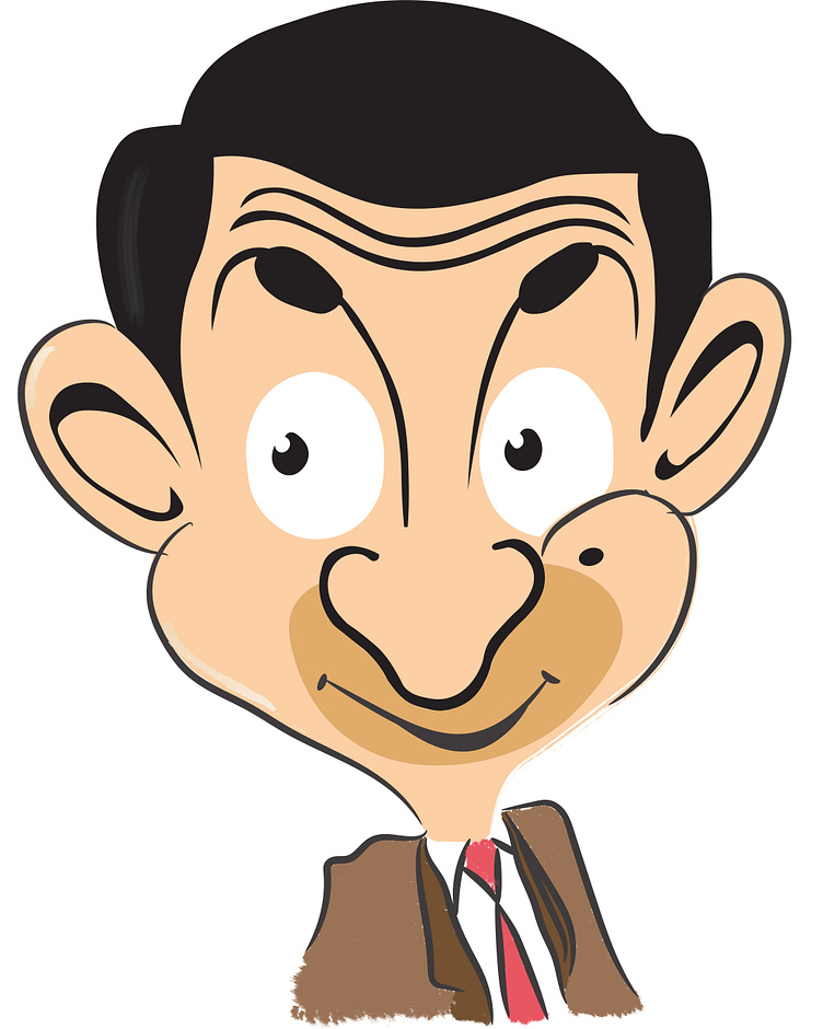 Mr.Bean illustration by Rohit More on Dribbble