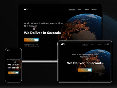 Internet Brand Hero and Log In Page graphic design logo mockup ui