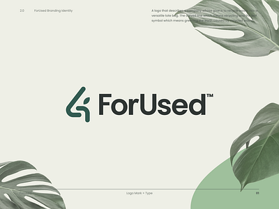 ForUsed Branding Idenity brand identity branding desain design graphic design illustration logo