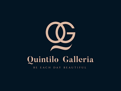 Quintilo Galleria clothing brand clothing brand logo design elegant logo elegant logos fashion fashion brand fashion brand logo graphic graphic design logo logo design vector