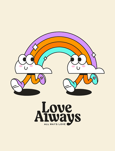 Love Always Love All Ways - Pride gay lgbtq love pride rainbow