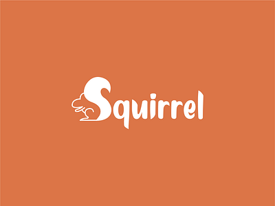 Squirrel branding design graphic design logo typography