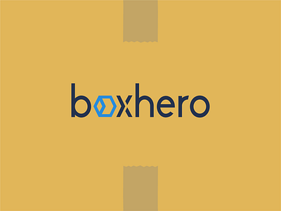 boxhero branding design graphic design logo typography