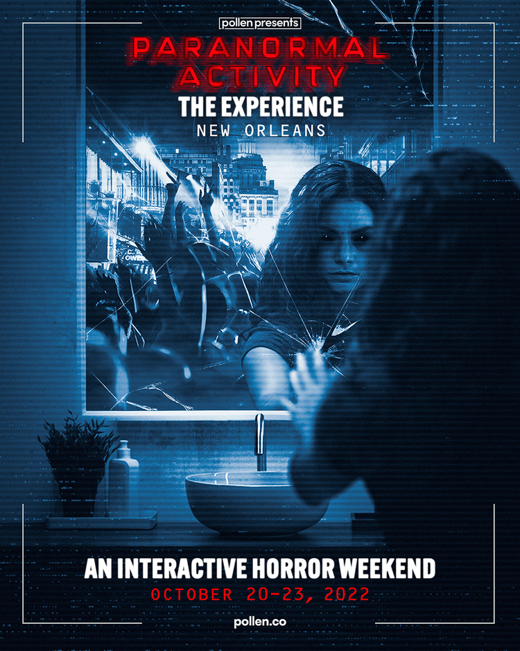 Paranormal Activity: The Experience adobe creative cloud design entertainment event graphic design horror key art paramount paranormal activity photoshop pollen