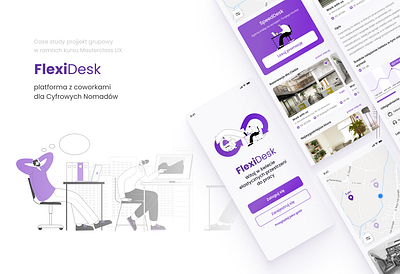 FlexiDesk app app design ui ux