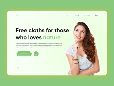 Landing Page UI 👁 branding design graphic design landing page ui uiux