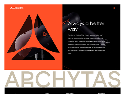 Archytas - Bringing Automation Together archytas branding design illustration landing page typography ui ux web shot webpage website