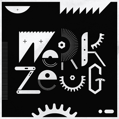 Werkzeug EP custom type graphic design typography