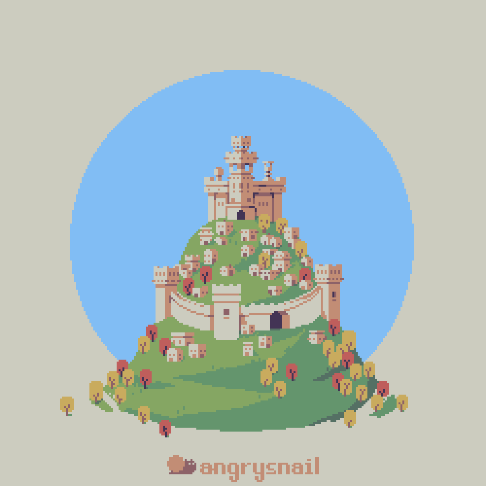 a-castle-by-angrysnail-on-dribbble