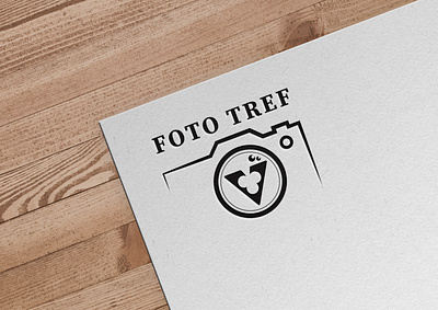 Foto Tref Logo branding camera design digitalization graphic design illustration logo photo photographer photography typography vector