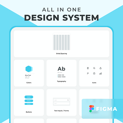 All in One Design System app design autolayout calendar app colors components design system figma mobile design system mobileapp mobiledesign styleguide typography ui design ux design variants
