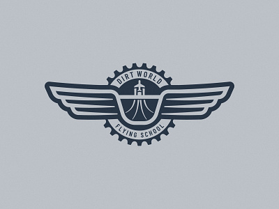 TBT#5 airplane badge bmx branding bycicle fly flying graphic design handlebars illustration logo retro school sticker vintage