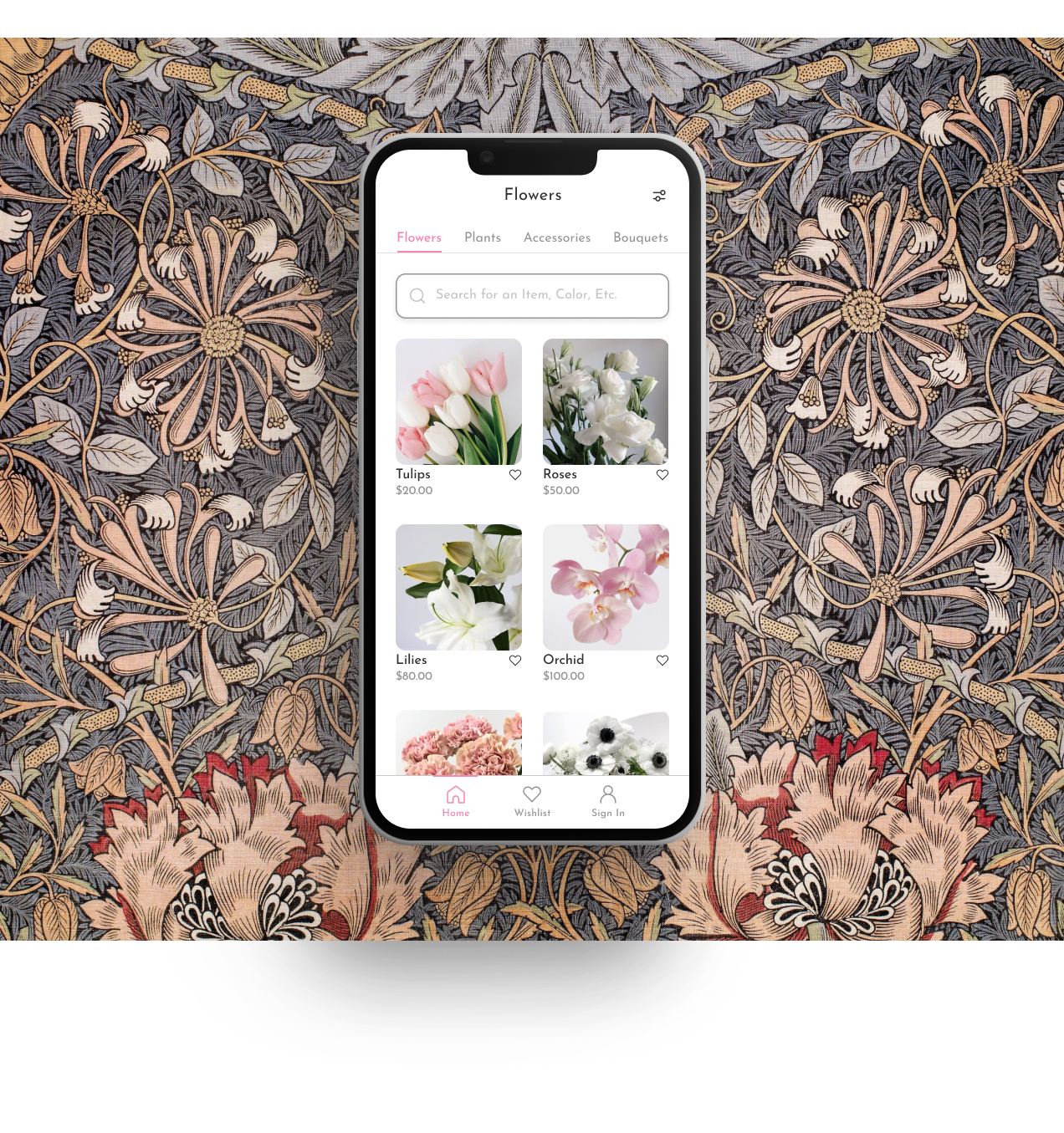 Flower Delivery App! app design ui ux