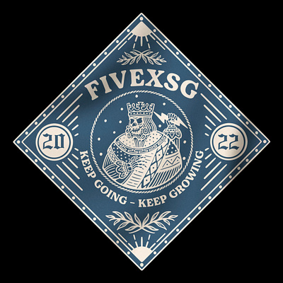 FIVEX branding design graphic design illustration typography vector vintage vintagedesign