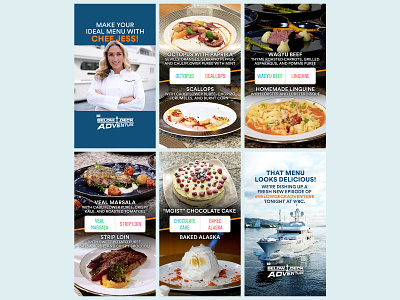 Below Deck Adventure Choose Your Meal Instagram Story adobe creative cloud below deck below deck adventure bravo content creation design digital design entertainment graphic design instagram photoshop social design social media television