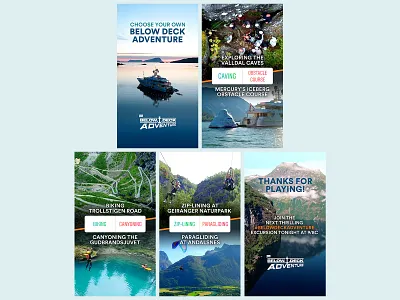 Below Deck Adventure Choose Your Adventure Instagram Story adobe creative cloud below deck below deck adventure bravo content creation design digital design entertainment graphic design instagram photoshop social design social media television