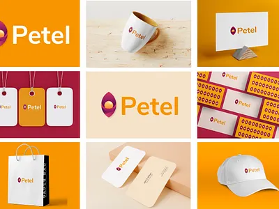 Petel logo brand brand identity branding corporate identity design gradient graphic design icon icon designer illustration logo logo design logo designer logos vector