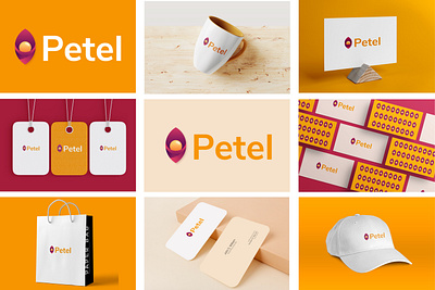 Petel logo brand brand identity branding corporate identity design gradient graphic design icon icon designer illustration logo logo design logo designer logos vector