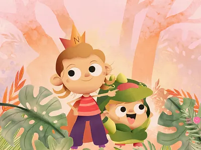 Be Brave behance character cut scene dribbblers illustration