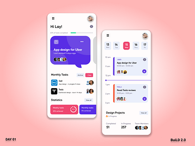 Day01 BuiLD 2.0 animation branding graphic design ui