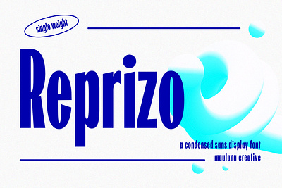 Reprizo Condensed Sans Display Font animation branding font fonts graphic design logo nostalgic