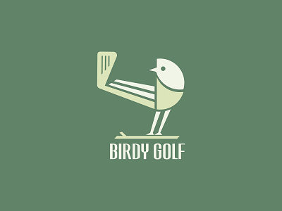 Birdy Golf bird club golf sport tail