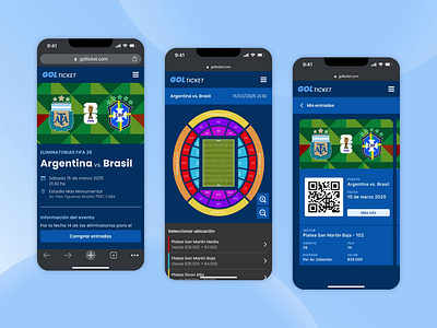 Football Tickets Web Design ⚽ design ecommerce football graphic design interface tickets ui ux web design