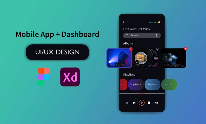 Creative and Unique App UIUX design branding graphic design ui