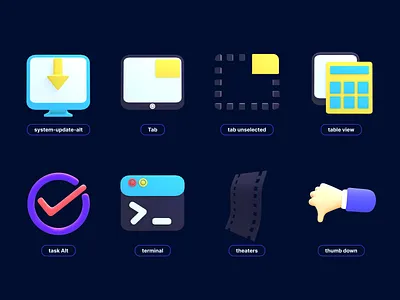 icons 3d 3d animation branding graphic design logo motion graphics thumb down. ui