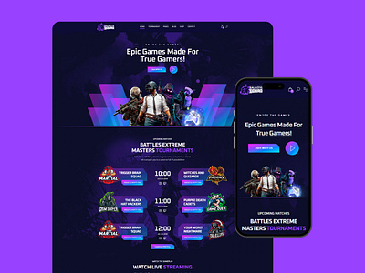 Galactic - eSports and Gaming WordPress Theme design esports gaming tournaments web design wordpress