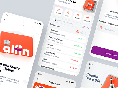 Alfin Bank App 3d app appdesign bank bankapp bankinterface branding design graphic design illustration interface interfacedesign ui ux uxui webdesign