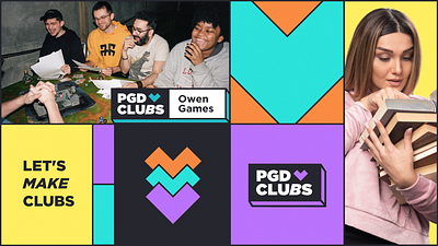 PGD Clubs - Logo agency branding creativity cubs education identity logo marca