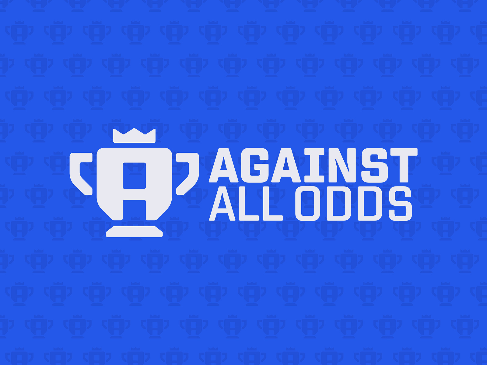 Against All Odds - Logo Design by Villela Design Co. on Dribbble