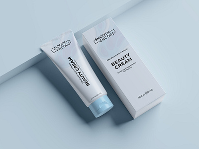 Package Design - Smooth Encore Beauty Cream branding design graphic design logo minimal vector