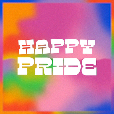 Happy Pride animation graphic design lgbtq motion graphics typography