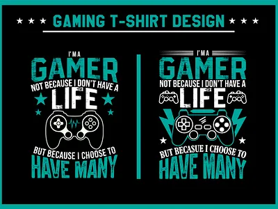 Gaming T-Shirt Design design game gamer gaming gaming t shirt design graphic design illustration t shirt typography
