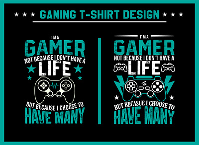 Gaming T-Shirt Design design game gamer gaming gaming t shirt design graphic design illustration t shirt typography