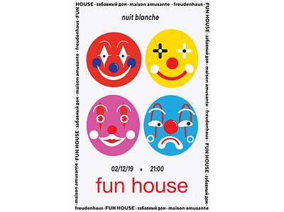 Fun Haus graphic design illustration poster design typography