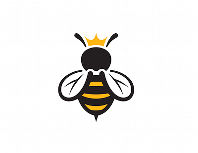 Queen Bees athletics branding girls softball logo design