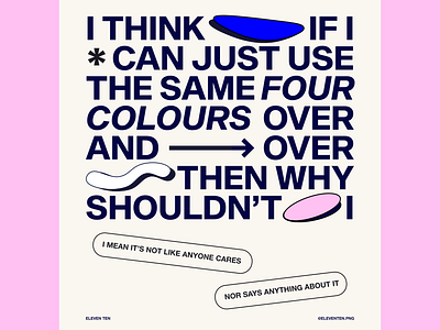 four colours color design graphic design illustration minimal typography vector